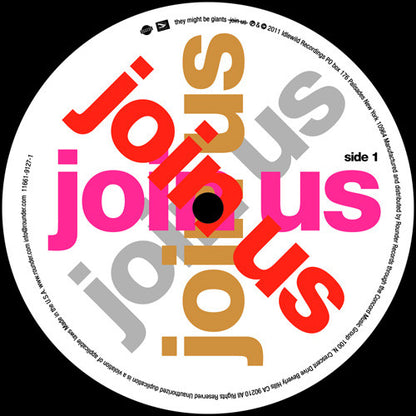 They Might Be Giants : Join Us (LP, Album, Gat)