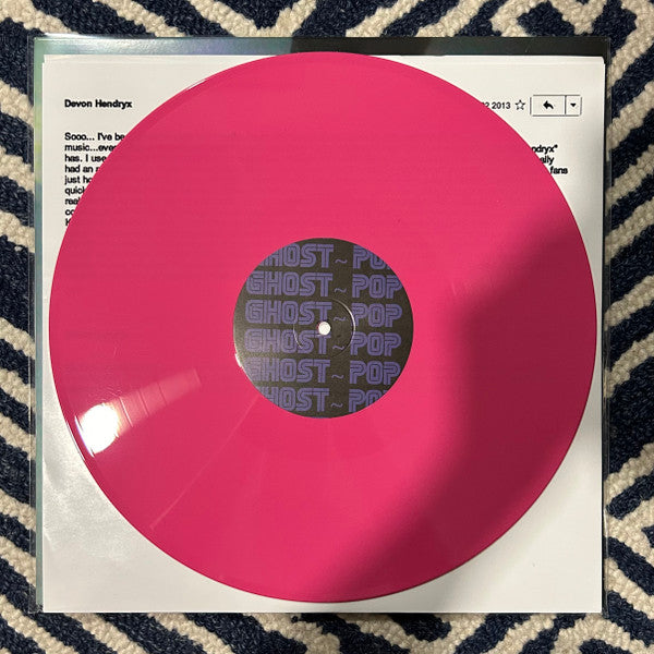 JPEGMAFIA(前名義) The Ghost~Pop Tape レコードLP DEVON HENDRYX (JPEGMAFIA) The Ghost~Pop Tape 2x LP NEW WHITE