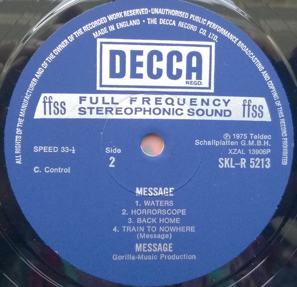 Message (3) : Message (LP, Album)