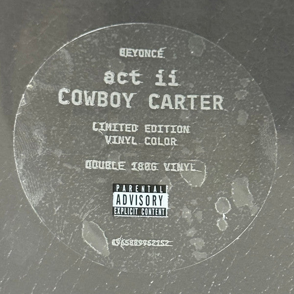 Beyoncé - Cowboy Carter (2xLP, Album, Ltd, 