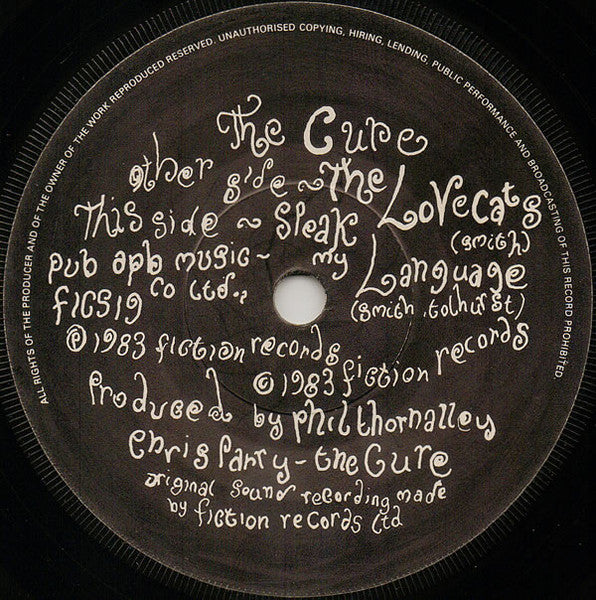 The Cure : The Lovecats (7", Single, Pap)