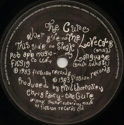 The Cure : The Lovecats (7", Single, Pap)