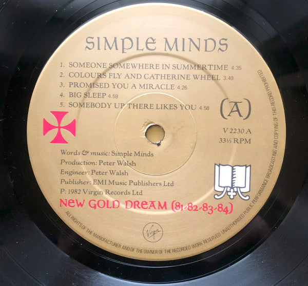 Simple Minds : New Gold Dream (81-82-83-84) (LP, Album)