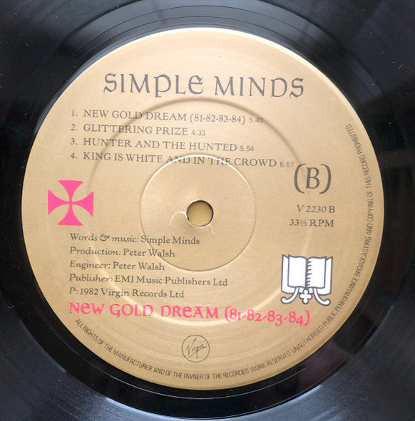 Simple Minds : New Gold Dream (81-82-83-84) (LP, Album)
