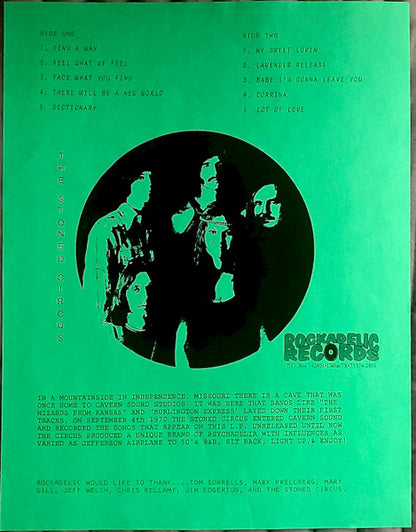 The Stoned Circus : The Stoned Circus (LP, Album)