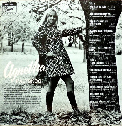 Agnetha Fältskog : Agnetha Fältskog (LP, Album, RE)