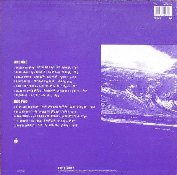 Midnight Oil : Scream In Blue - Live (LP, Album)