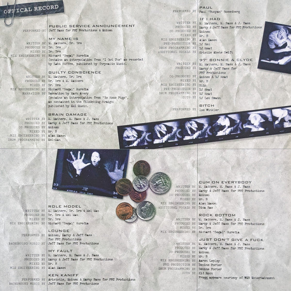 Eminem : The Slim Shady LP (Expanded Edition) (LP, Blu + LP, Ora + LP, Gre + Album, Club, Ltd, Nu)