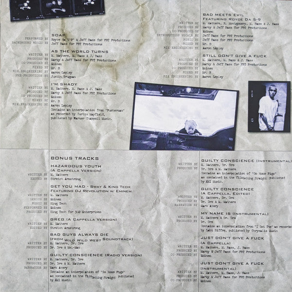 Eminem : The Slim Shady LP (Expanded Edition) (LP, Blu + LP, Ora + LP, Gre + Album, Club, Ltd, Nu)