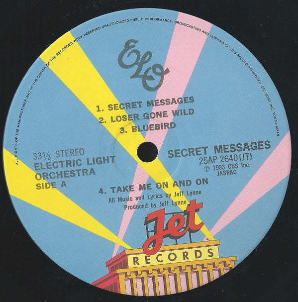 Electric Light Orchestra : Secret Messages (LP, Album)