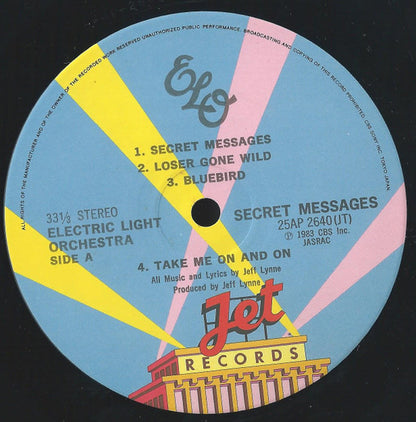 Electric Light Orchestra : Secret Messages (LP, Album)