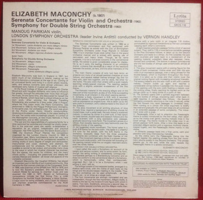 Elizabeth Maconchy : Serenata Concertante / Symphony For Double String Orchestra (LP, Album)