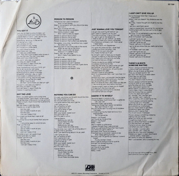 Average White Band : AWB (LP, Album, Quad, RE)