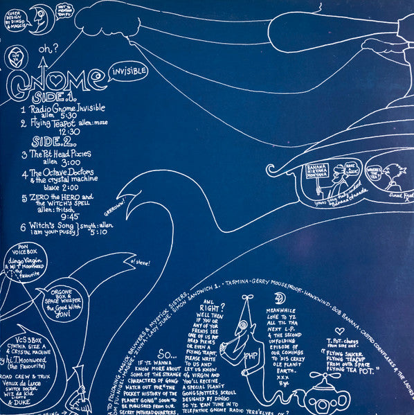 Gong : Flying Teapot (Radio Gnome Invisible Part 1) (LP, Album, RE, Gat)