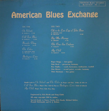American Blues Exchange : Blueprints (LP, Album, RE, Unofficial)