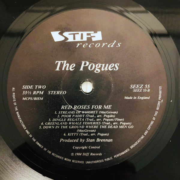 The Pogues : Red Roses For Me (LP, Album)