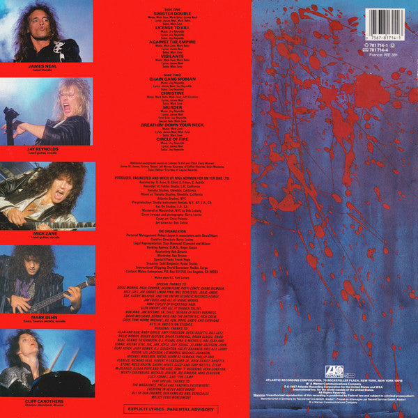 Malice (2) : License To Kill (LP, Album)