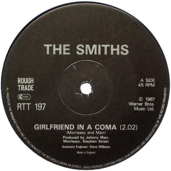The Smiths : Girlfriend In A Coma (12", Single, EMI)