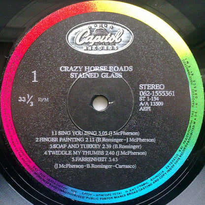 Stained Glass : Crazy Horse Roads (LP, Album, RE)