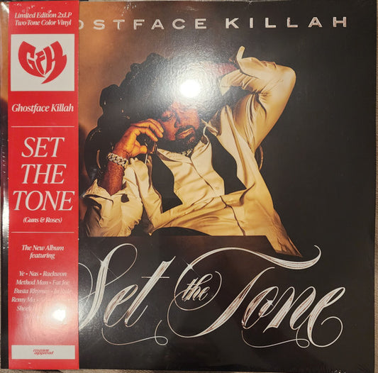 Ghostface Killah : Set The Tone (Guns & Roses) (LP, Bla + LP, Red + Album, Ltd, Obi)