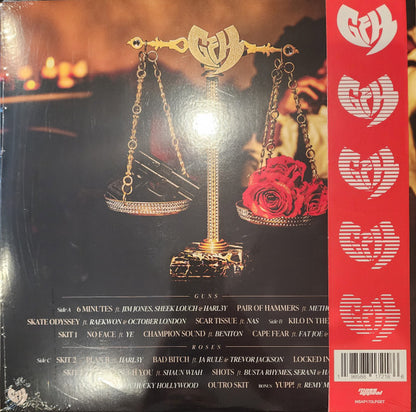 Ghostface Killah : Set The Tone (Guns & Roses) (LP, Bla + LP, Red + Album, Ltd, Obi)