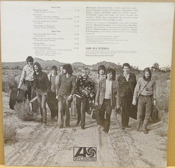 Delaney & Bonnie & Friends With Eric Clapton : On Tour (LP, Album)