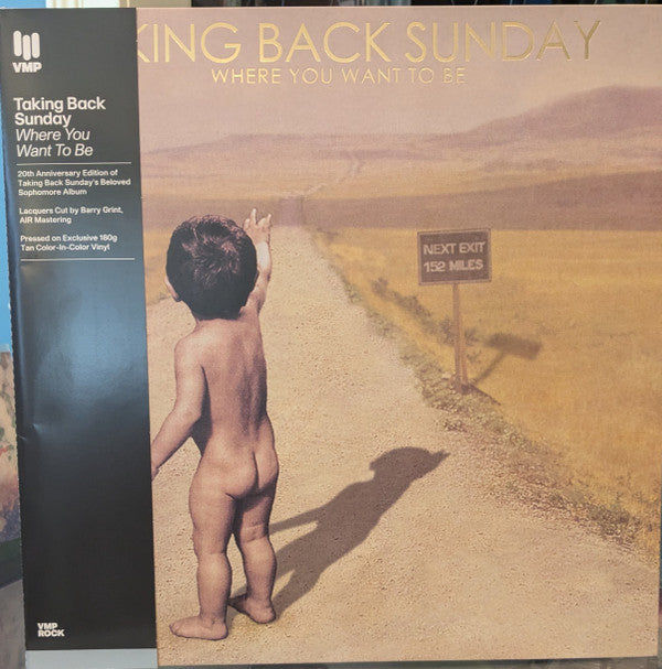 Taking Back Sunday : Where You Want To Be (LP, Album, Club, RE, Tan)