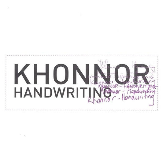 Khonnor : Handwriting (LP, Album)