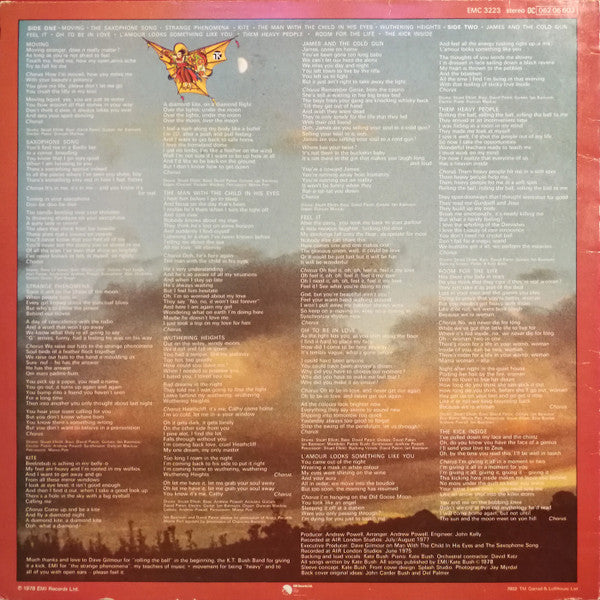 Kate Bush : The Kick Inside (LP, Album, RP, Bor)
