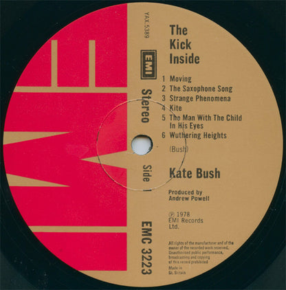 Kate Bush : The Kick Inside (LP, Album, RP, Bor)