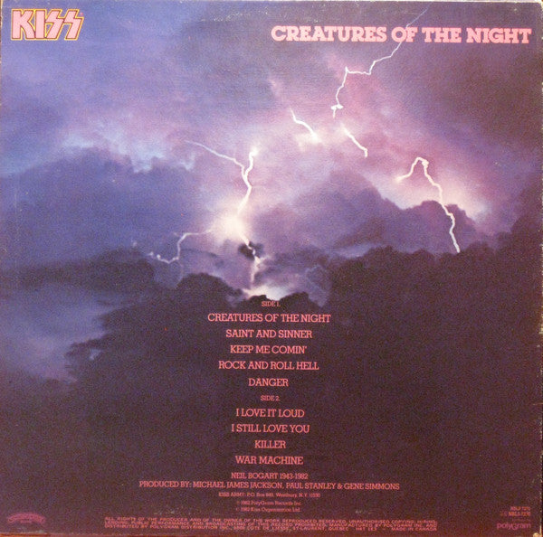 Kiss : Creatures Of The Night (LP, Album)