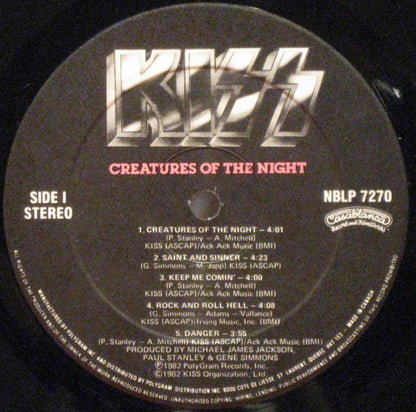 Kiss : Creatures Of The Night (LP, Album)