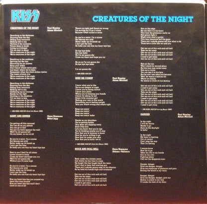 Kiss : Creatures Of The Night (LP, Album)