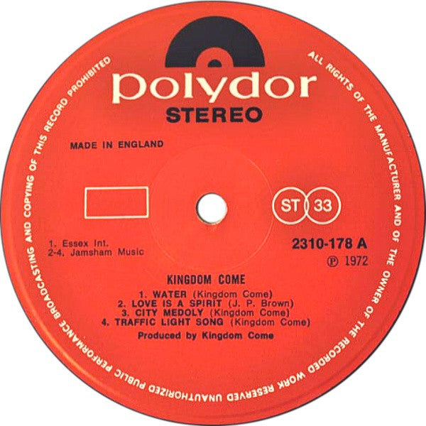Kingdom Come* : Kingdom Come (LP, Album)