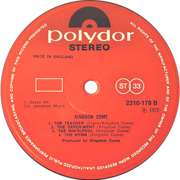 Kingdom Come* : Kingdom Come (LP, Album)