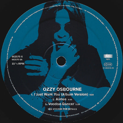 Ozzy Osbourne : I Just Want You (12", S/Sided, Maxi, Etch)