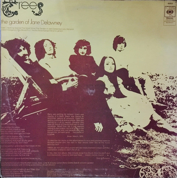 Trees (3) : The Garden Of Jane Delawney (LP, Album)