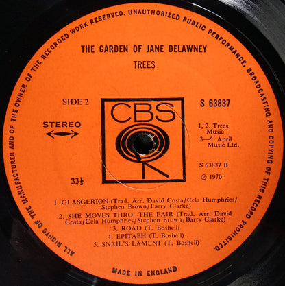Trees (3) : The Garden Of Jane Delawney (LP, Album)