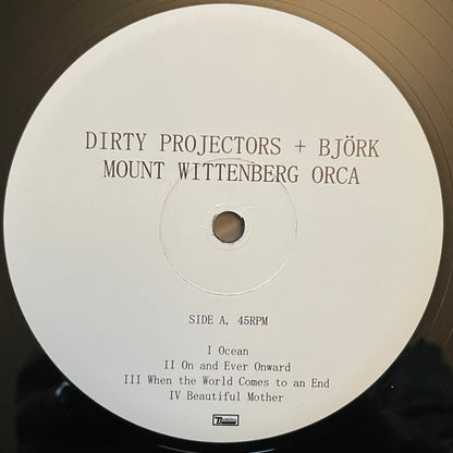 Dirty Projectors + Björk : Mount Wittenberg Orca (12", EP, Dlx, Num)