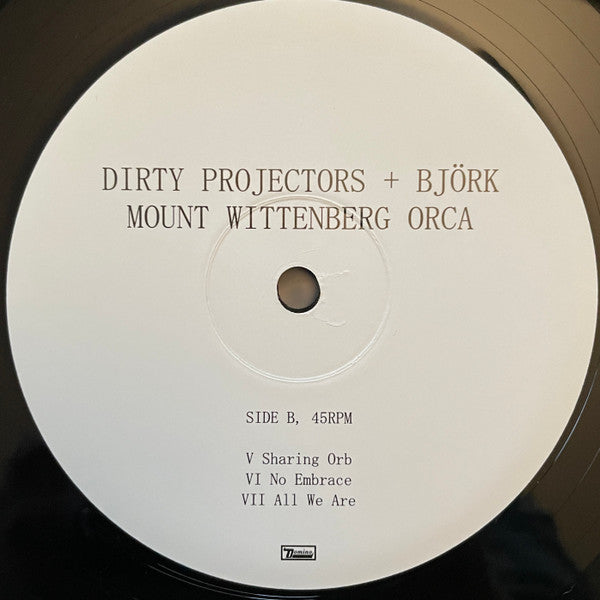 Dirty Projectors + Björk : Mount Wittenberg Orca (12", EP, Dlx, Num)