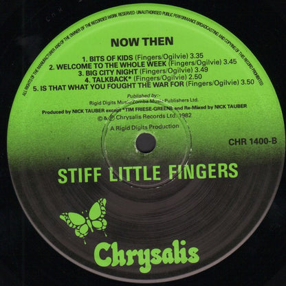 Stiff Little Fingers : Now Then... (LP, Album)