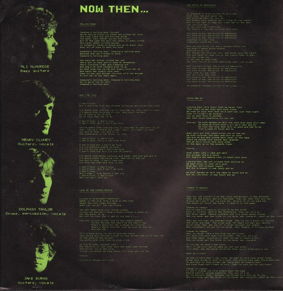 Stiff Little Fingers : Now Then... (LP, Album)