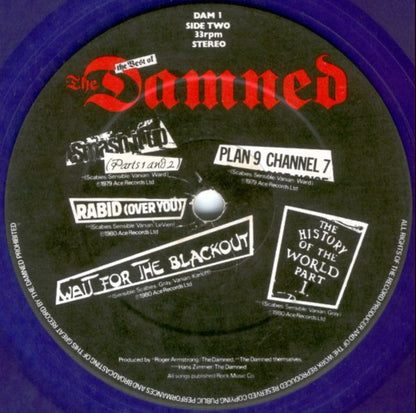 The Damned : Another Great Record From The Damned: The Best Of The Damned (LP, Comp, Blu)