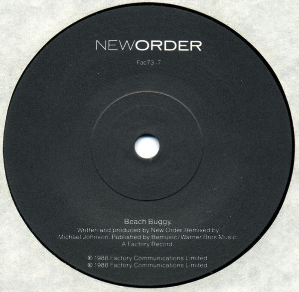 NewOrder* : Blue Monday 1988 (7", Single)