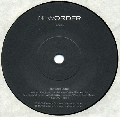 NewOrder* : Blue Monday 1988 (7", Single)