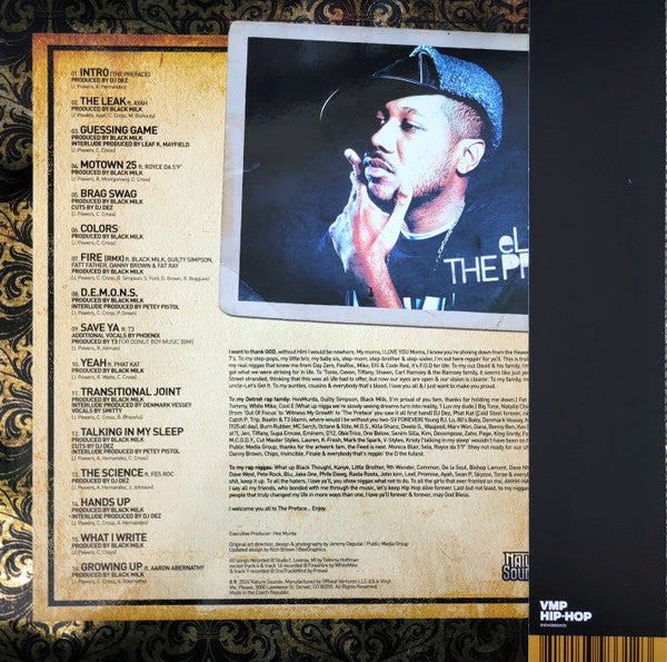Elzhi : The Preface (2xLP, Album, Club, RE, RM, Bla)
