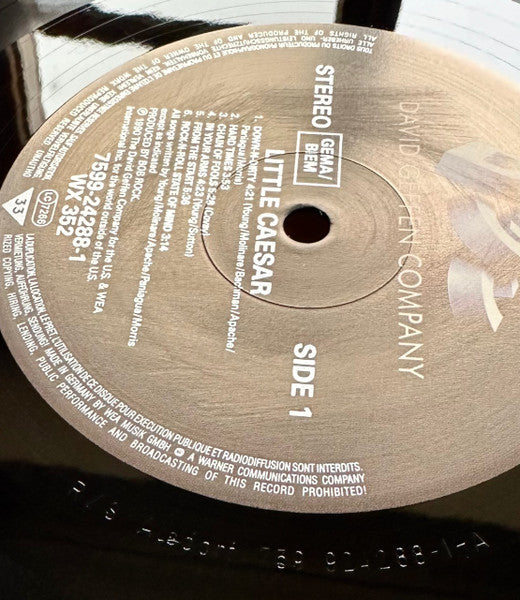 Little Caesar (3) : Little Caesar (LP, Album)