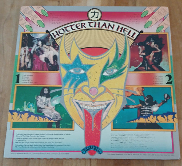Kiss : Hotter Than Hell (LP, Album)