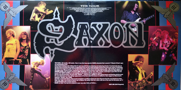 Saxon : Greatest Hits Live! (2xLP, Album, Gat)