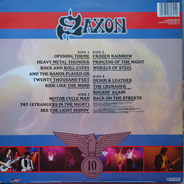 Saxon : Greatest Hits Live! (2xLP, Album, Gat)